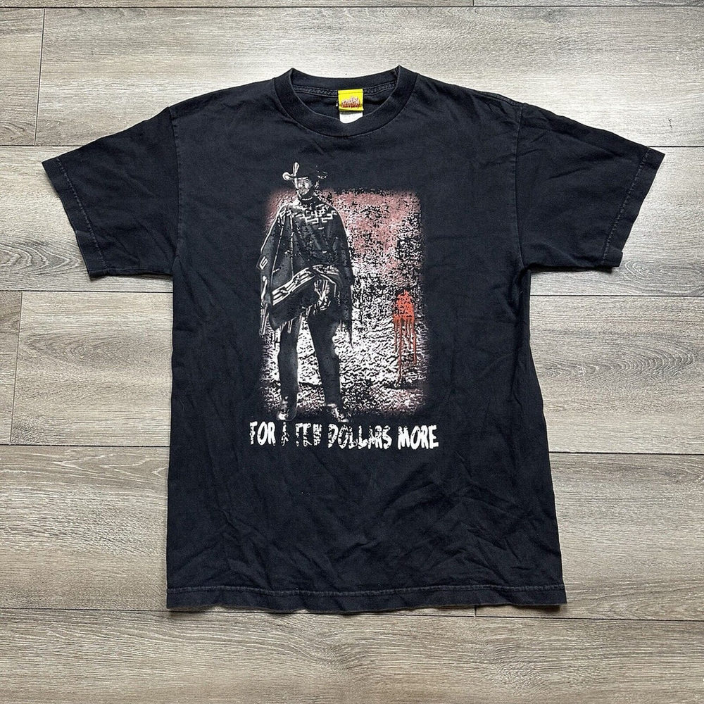 Vintage CLINT EASTWOOD For a Few Dollars More Movie Sergio Leone Shirt M Y2K